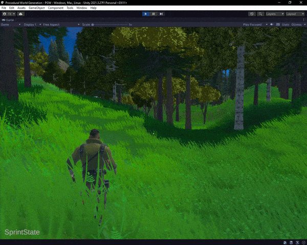 Procedural World Generation Infinite GIF