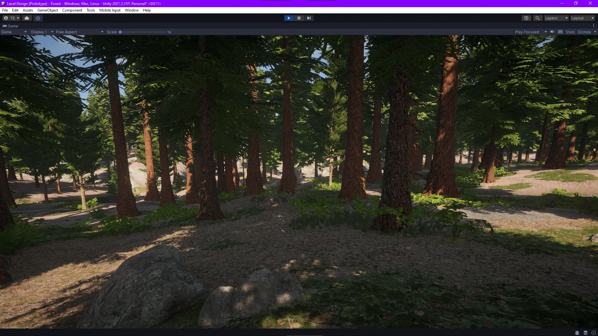 Procedural World Generation Forest