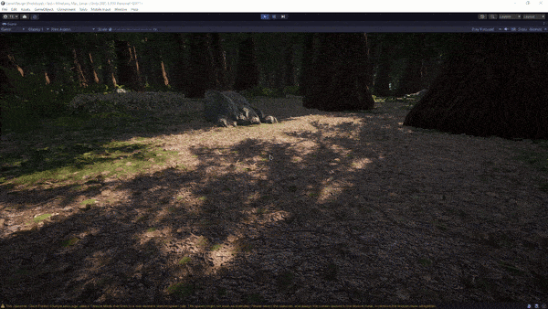 Procedural World Generation Forest GIF